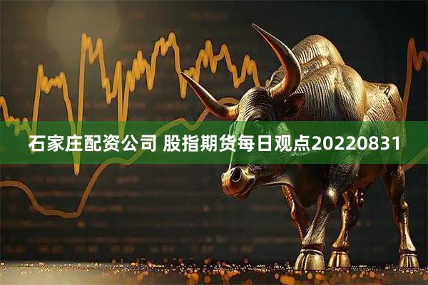 石家庄配资公司 股指期货每日观点20220831